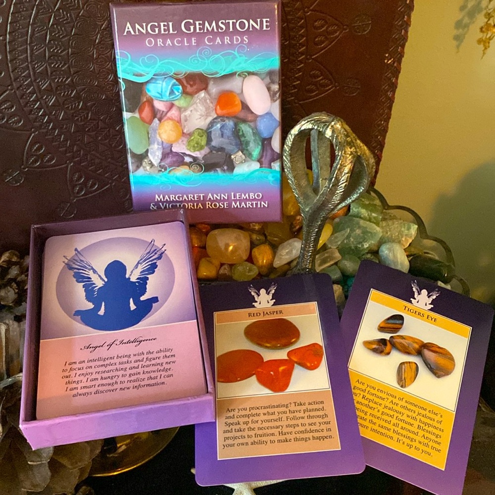 Angel Gemstone Oracle Cards by Margaret Ann Lembo & Victoria Rose Martin